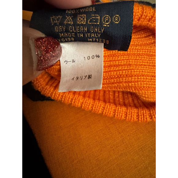 Louis Vuitton Gon Louis Marine Large Navy & Orange Gloves Box, COA - Picture 8 of 14